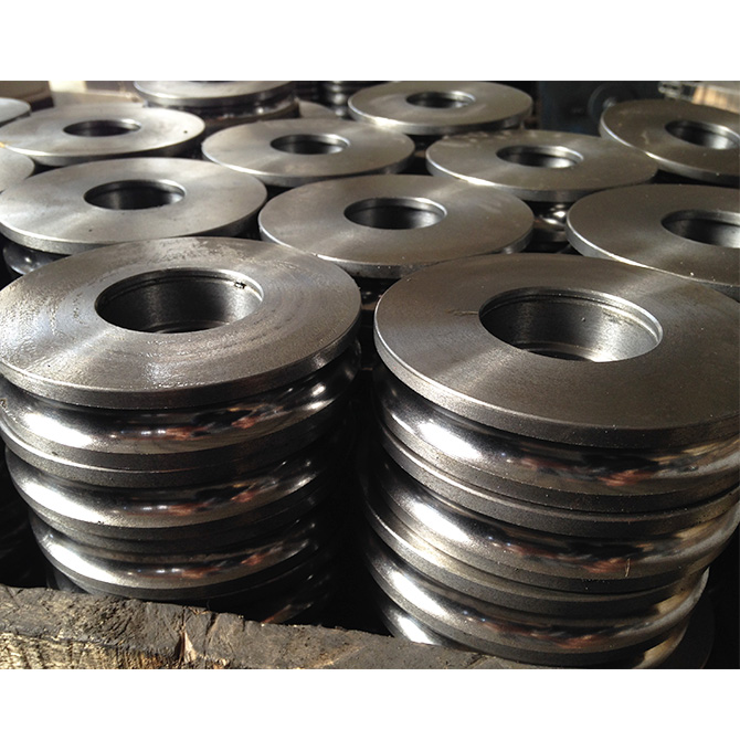 Cast iron cart wheel for machinery