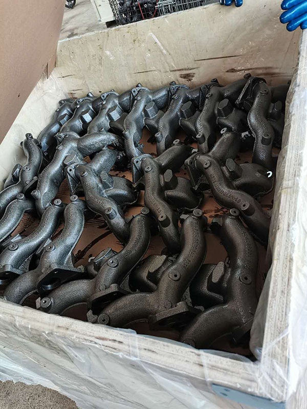 High Silicon Ductile Iron Exhaust Manifold Foundry in China